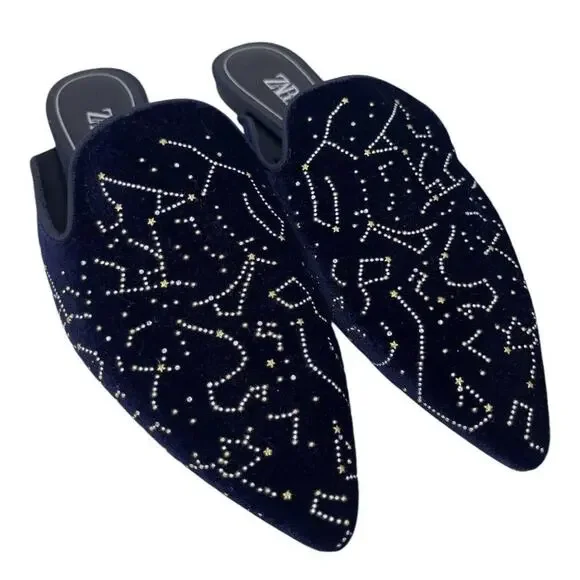 Zara Constellation Shoes- Size 38/7.5 US - Picture 1 of 2